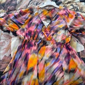 Multi color 2 piece maxi dress Torrid